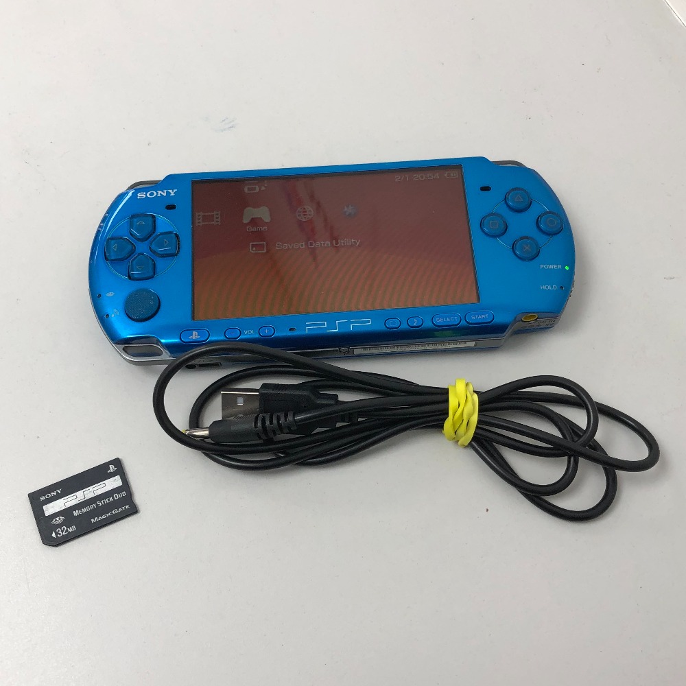 PSP Playstation Portable Vibrant Blue (PSP - 3000 VB) Box Set